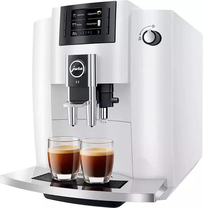 Кофемашина Jura E6 Piano White 